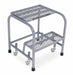 Rolling Ladder Welded Platform 20In H