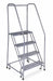 Rolling Ldr Welded Hndrl Platfm 40In H