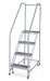 Rolling Ldr Welded Hndrl Platfm 40In H