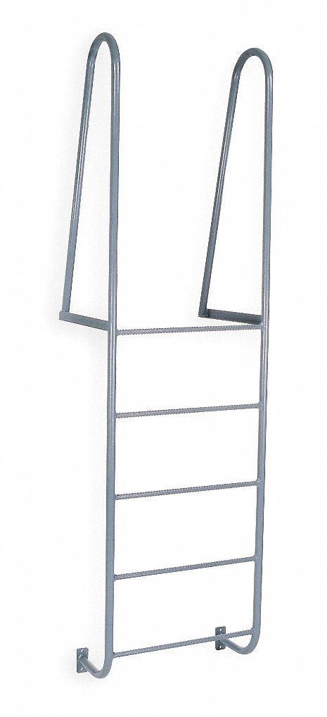 Walk-Thru Dock Ladder 5 Steps 96 In