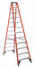 Stepladder Fiberglass 12 ft H 375 lb Cap