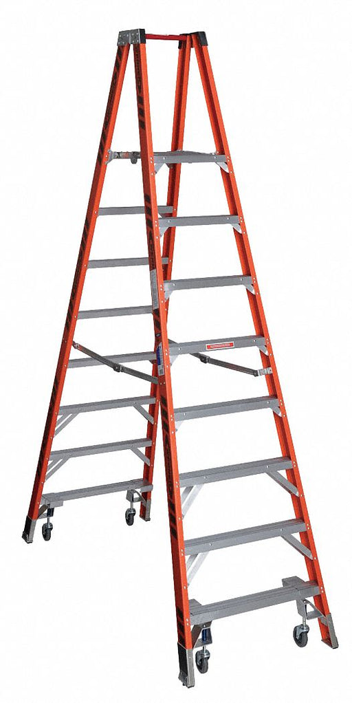 Twin Platform Stepladder 8 ft FGL 300 lb