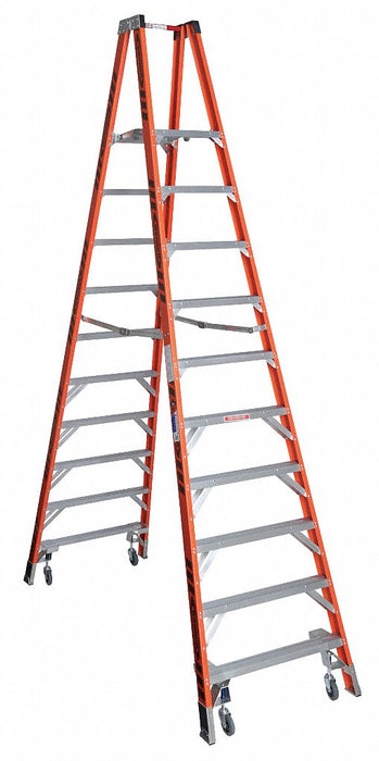 Twin Platform Stepladder 10 ft FGL 300lb