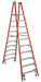 Twin Platform Stepladder 10 ft FGL 300lb
