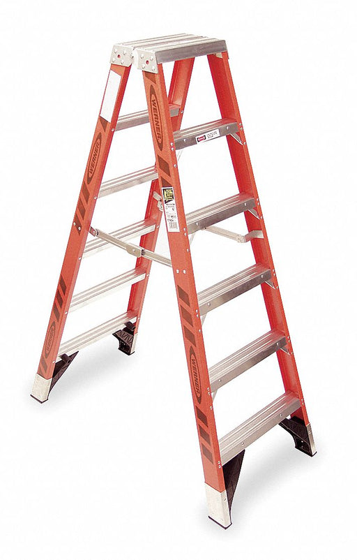 Twin Stepladder Fiberglass IAA 6ft T7400