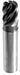 Cor Rad End Mill 1 Carb 1/4 rad