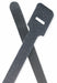 Hook-and-Loop Cable Tie 13 in Black PK10