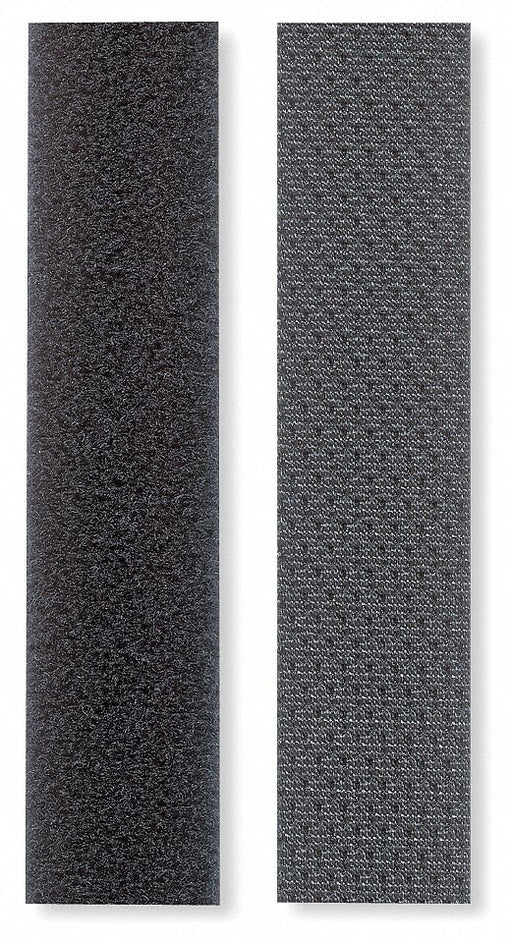 Hook-and-Loop Cable Tie 6 in Black PK10