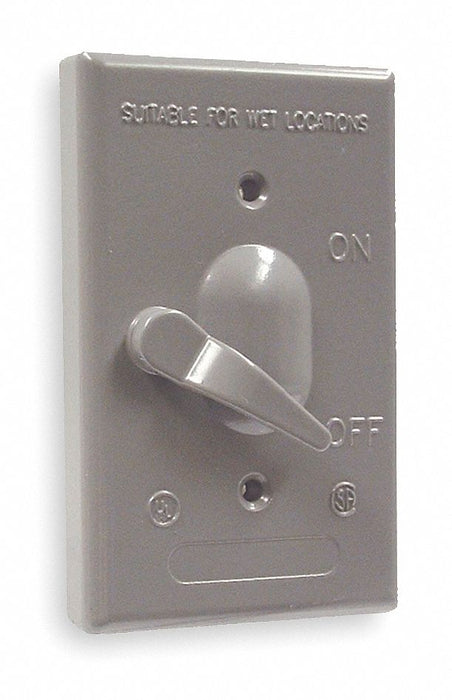 Weatherproof Cover with Lever Switch