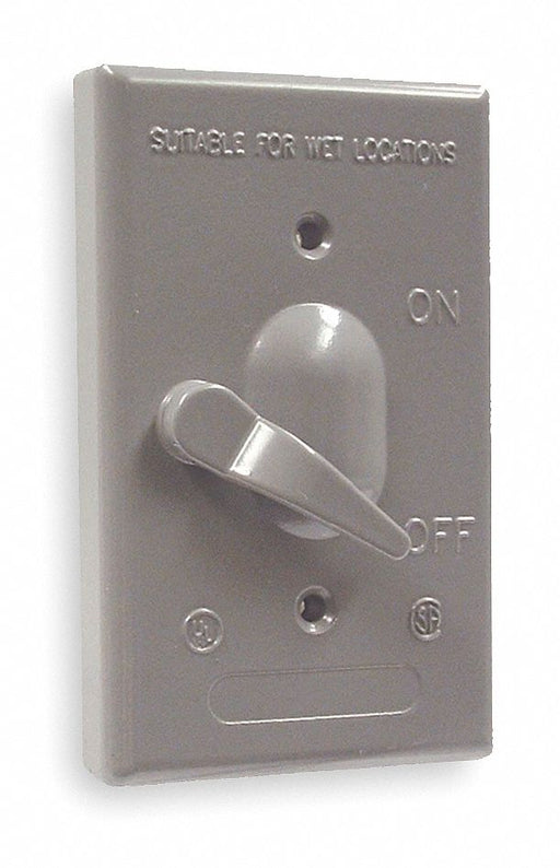 Weatherproof Cover with Lever Switch