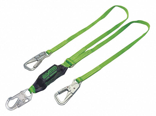 Shock-Absorbing Lanyard Green