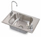 Classroom Sink 25 x17 x6.5 Silver