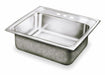 Bowl Drop-In Sink 25 x22 x10.375 Silver