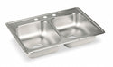 Elkay Double Sink Rect 13inx16inx7-3/4in