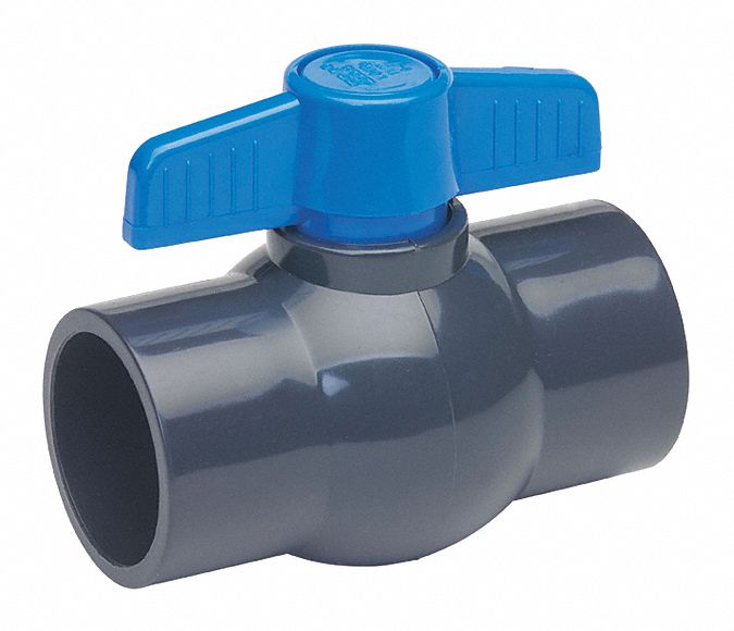 Manual 2-Way Ball Valve Socket PVC
