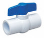 Manual 2-Way Ball Valve Socket PVC