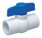 Manual 2-Way Ball Valve Socket PVC