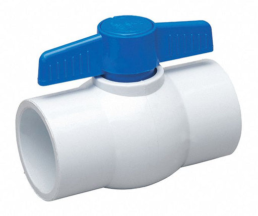 Manual 2-Way Ball Valve Socket PVC