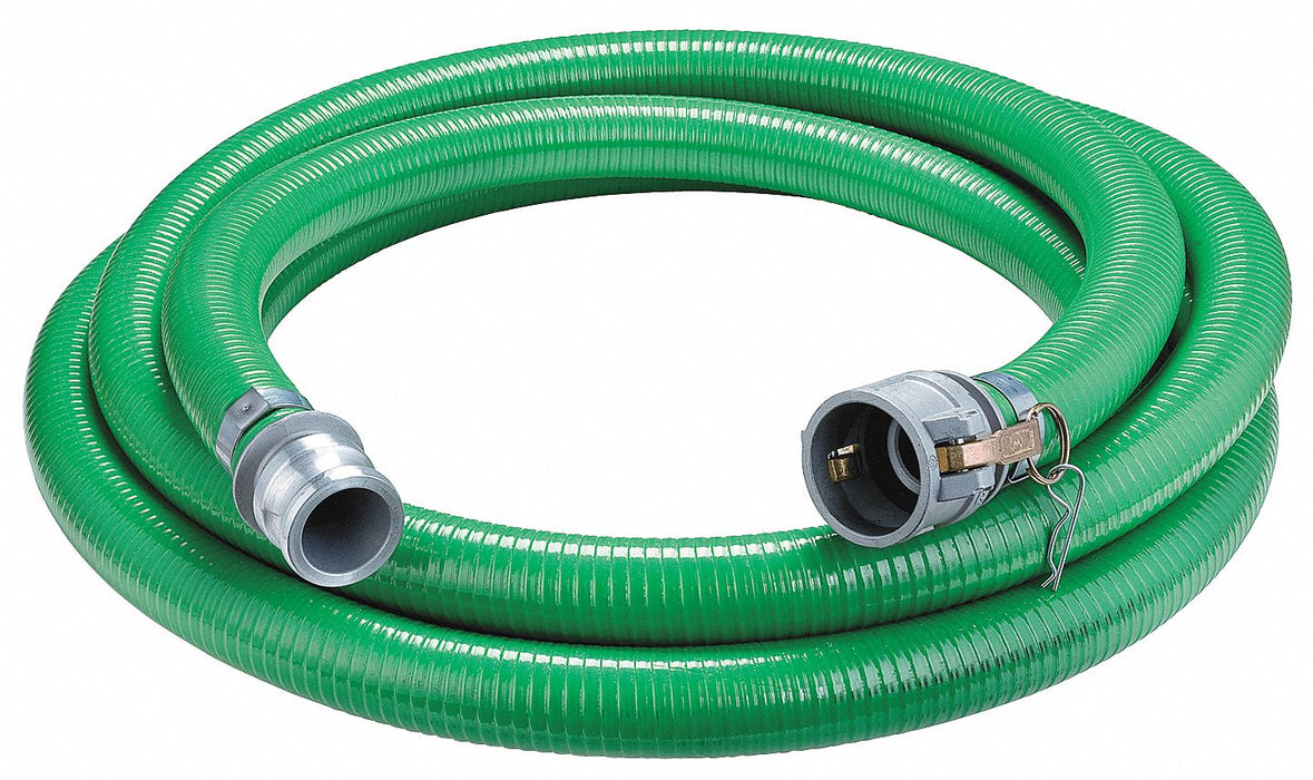 Water Hose 1-1/2 ID x 15 ft Green
