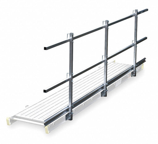 Guard Rail and Toe Board System 20 ft L