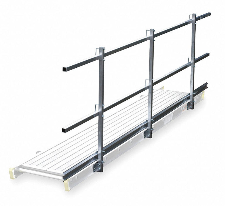 Guard Rail and Toe Board System 24 ft L