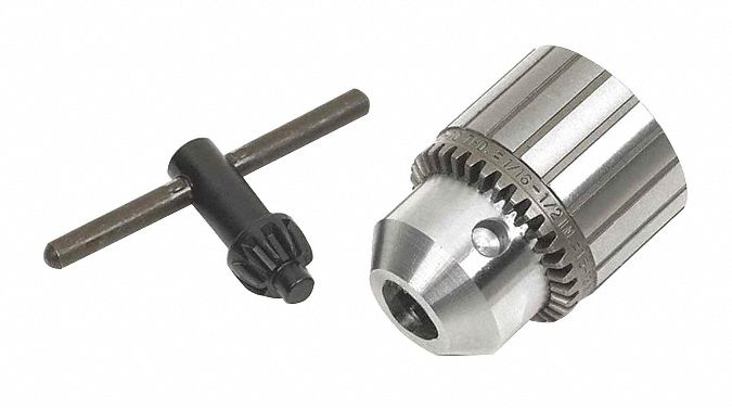 Drill Chuck Keyed Steel 3/8 In 3/8-24