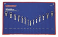 Box End Wrench Set Satin Stndrd SAE/Mtrc