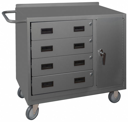 Mobile Cabinet Bench Steel 36 W 18 D