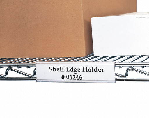 LabelHolder 6inL 1.25inW Clear PK25