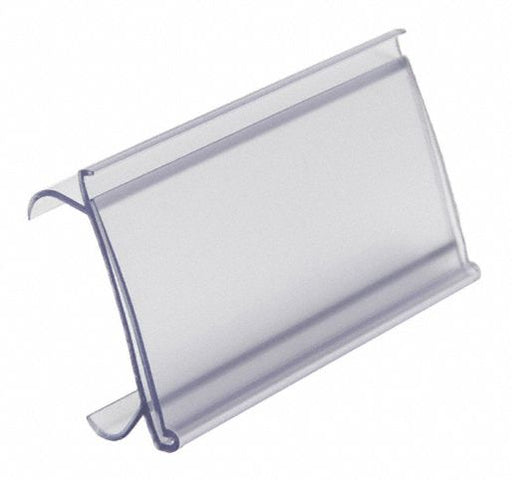 Label Holder Clear Smooth Slide-In PK25