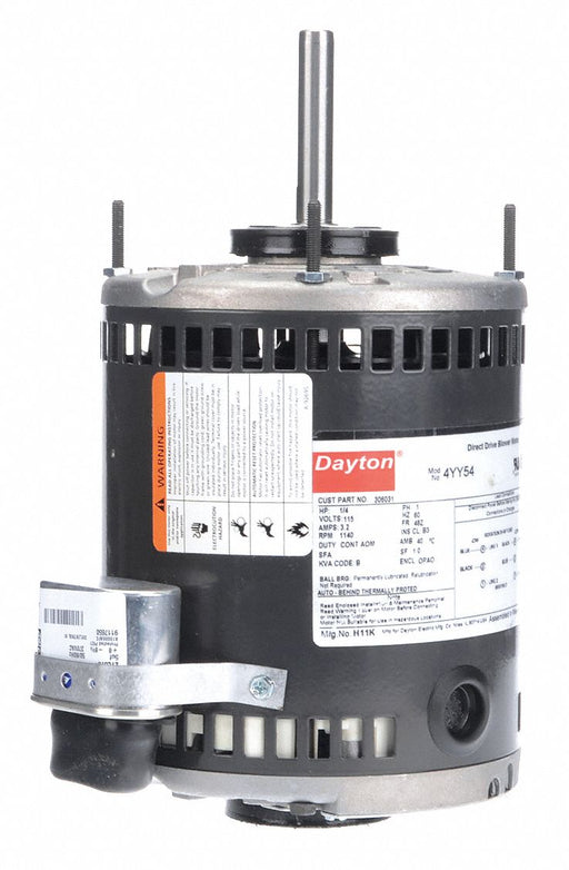 Motor 1/4 HP 1140 rpm 48 Frame 115V
