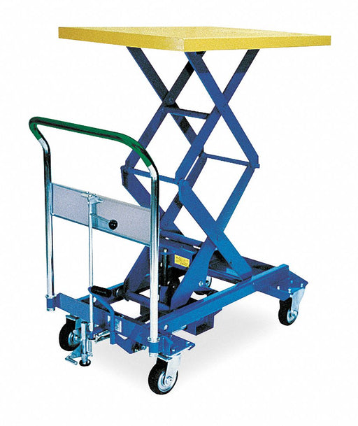 Scissor Lift Cart 770 lb Steel Fixed