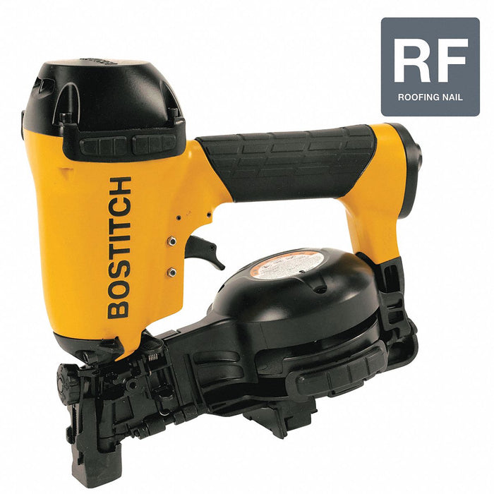 Air Nail Gun Yellow 1/4 in Magnesium