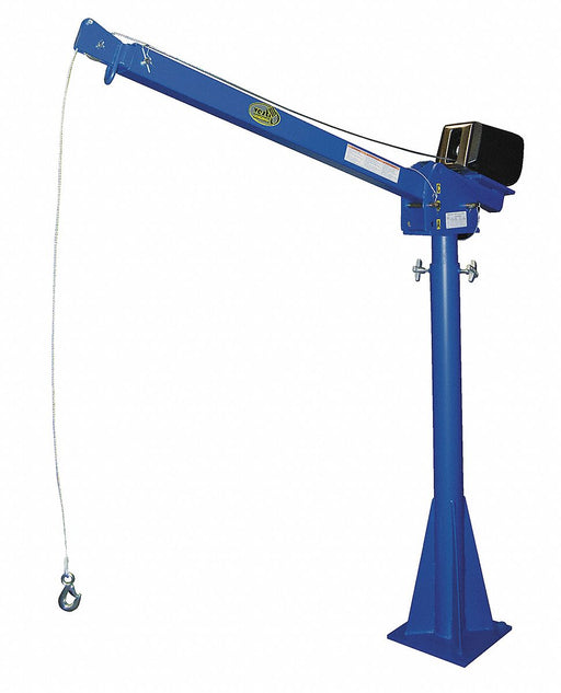 Davit Crane 2000 lb 115VAC Reach 52-87In
