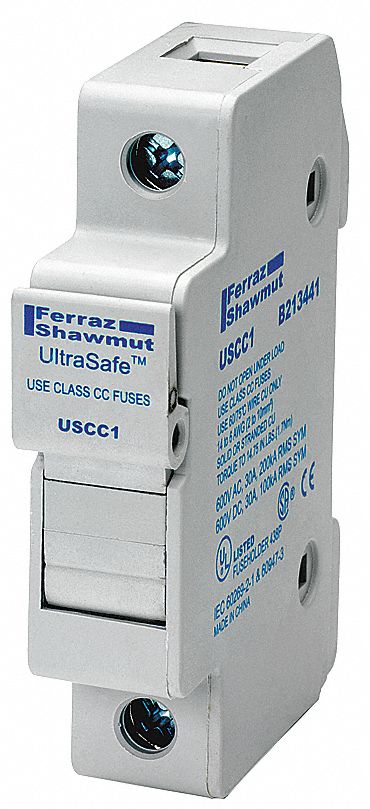 Fuse Block 0 to 30A Class CC 1 Pole