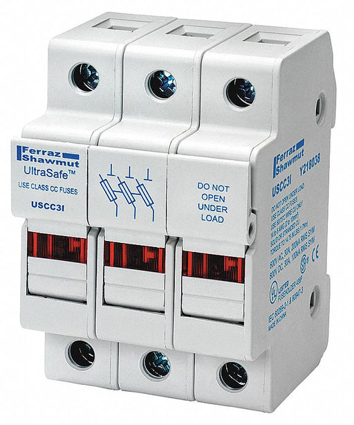 Fuse Block 0 to 30A Class CC 3 Pole