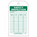 Tag Green White Polyester 7inH 4inW PK10