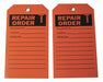 Tag Orange Polyester 7inH 4inW PK10