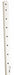 Sign Post White 8 ft L