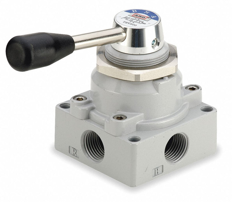 Manual Air Control Valve Lever Black