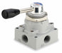 Manual Air Control Valve Lever Black