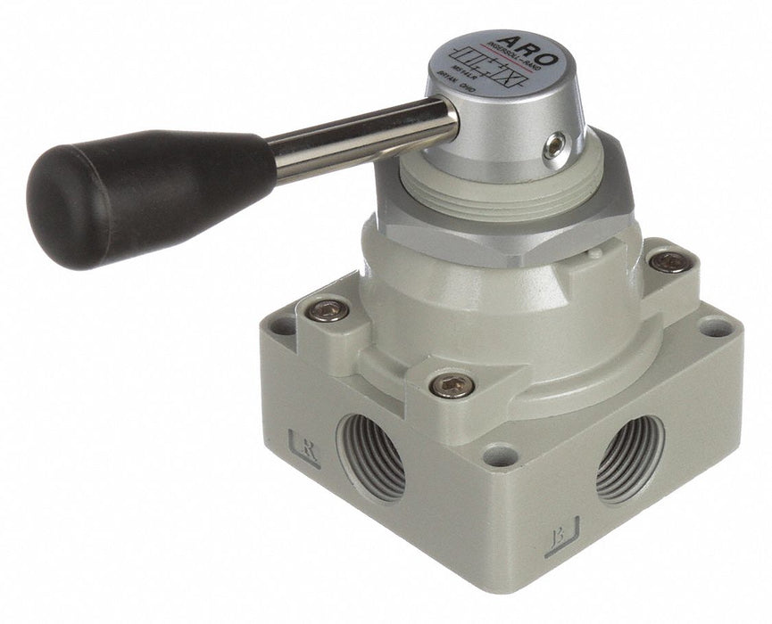 Manual Air Control Valve Lever Black