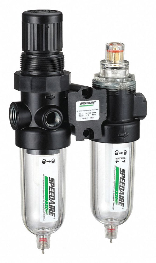 FRL 2 pcs 1/4 NPT 5 micron 10 cfm