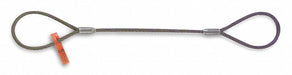 M5739 Wire Rope Sling 10ft L 2 800 lb Load Cap