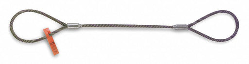 M5739 Wire Rope Sling 6 ft L 2 800 lb Load Cap