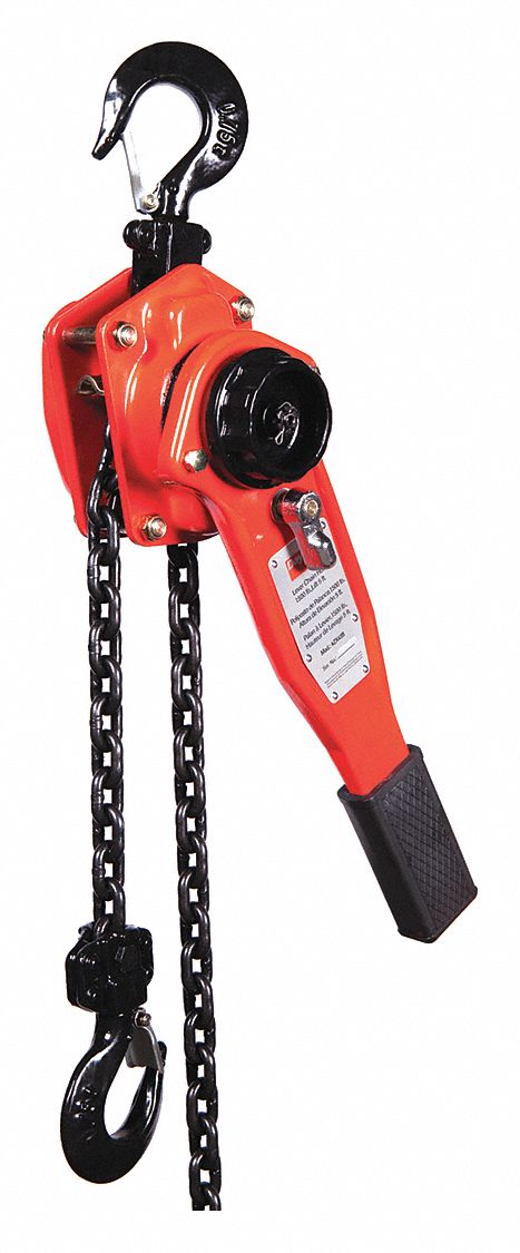 K9152 Lever Chain Hoist 1500 lb Lift 5 ft.