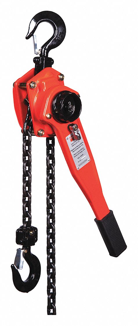 K9272 Lever Chain Hoist 3000 lb Lift 10 ft.