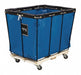 F0123 Knock Down Truck 10 bu blue vinyl