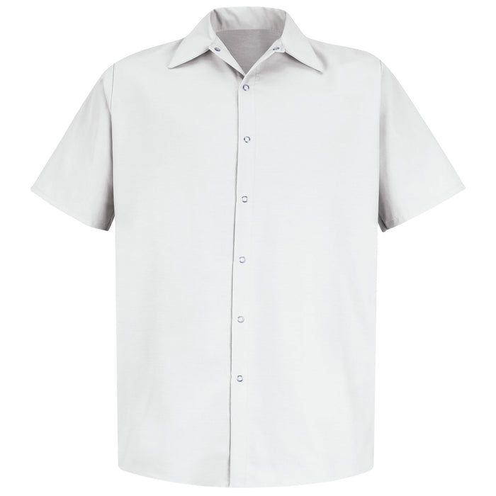 Men's Short Sleeve Specialized Pocketless Work Shirt