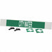 Pipe Marker City Water 4 in H 24 in W